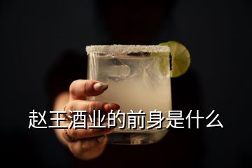 趙王酒業(yè)的前身是什么