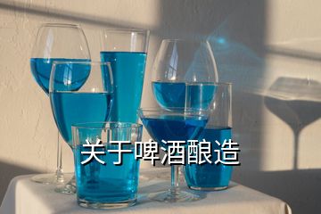 關(guān)于啤酒釀造