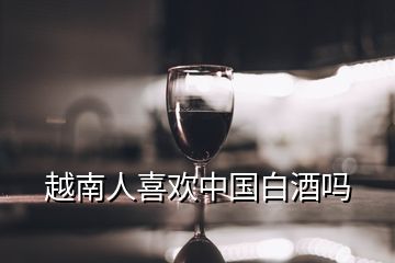 越南人喜歡中國(guó)白酒嗎