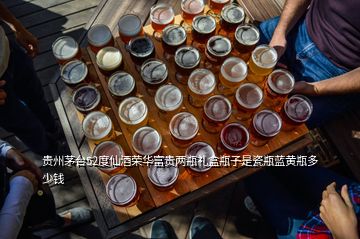 貴州茅臺(tái)52度仙酒榮華富貴兩瓶禮盒瓶子是瓷瓶藍(lán)黃瓶多少錢