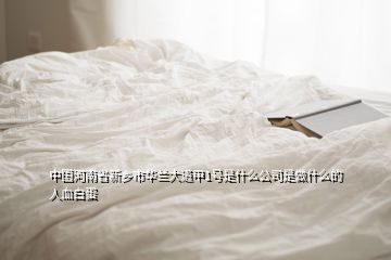 中國河南省新鄉(xiāng)市華蘭大道甲1號是什么公司是做什么的人血白蛋