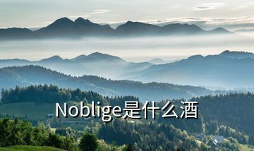 Noblige是什么酒