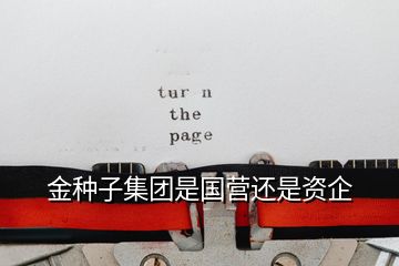 金種子集團(tuán)是國營還是資企