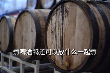 煮啤酒鴨還可以放什么一起煮