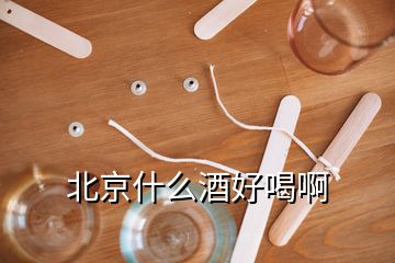 北京什么酒好喝啊