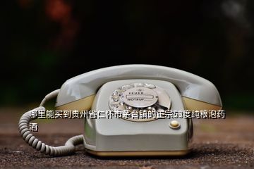 哪里能買到貴州省仁懷市茅臺鎮(zhèn)的正宗53度純糧泡藥酒