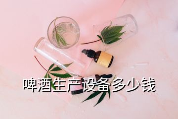 啤酒生產(chǎn)設(shè)備多少錢