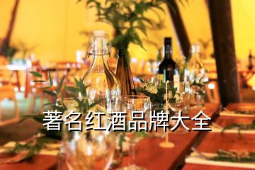 著名紅酒品牌大全