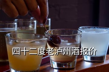 四十二度老瀘州酒報(bào)價(jià)