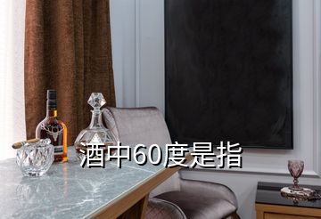 酒中60度是指