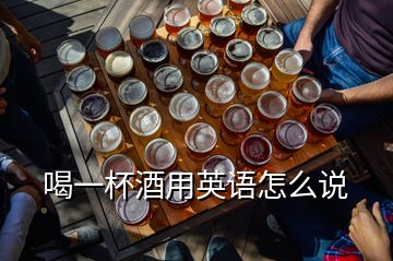 喝一杯酒用英語怎么說