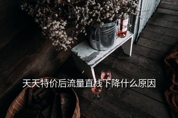 天天特價(jià)后流量直線下降什么原因