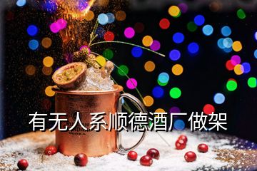 有無(wú)人系順德酒廠(chǎng)做架