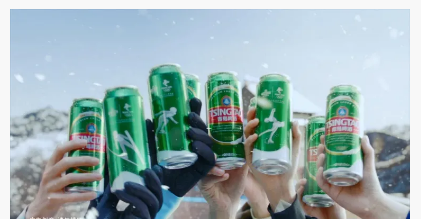 青島啤酒玩轉(zhuǎn)冰雪國潮